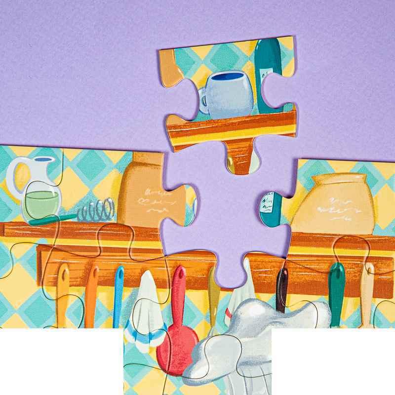 پازل کیدفنز مدل شغل های بامزه | 165 تکه Creative Level Box Funny Jobs | کد 2403